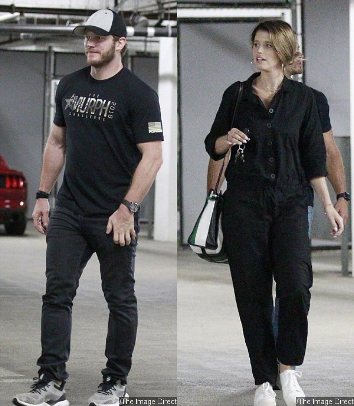 Chris Pratt and Katherine Schwarzenegger on a Movie Date With His Son Jack
