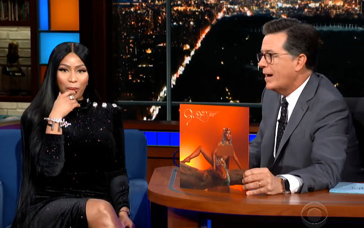 Nicki Minaj Leaves Stephen Colbert Blushed With Raunchy Freestyle Rap