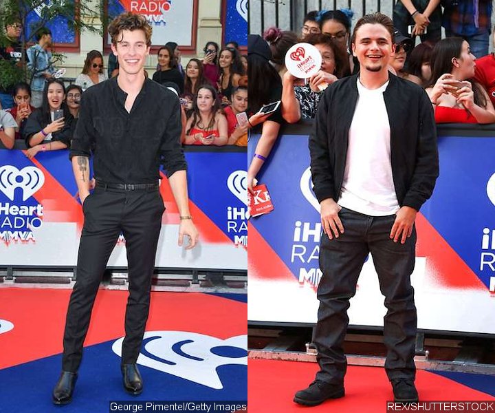 Shawn Mendes and Prince Jackson at 2018 iHeartRadio MMVAs