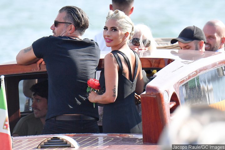 Lady GaGa Boat Ride in Venice