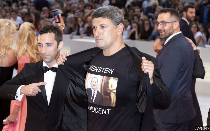 Italian Filmmaker Wears Pro-Harvey Weinstein T-Shirt at Venice Film Festival, Internet Slams Him