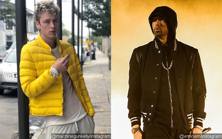  Machine Gun Kelly Says His Rap Feud With Eminem Is About Past Grievance