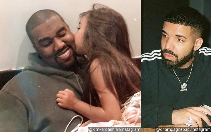 North West Helps Daddy Kanye Apologize to Drake by Doing This