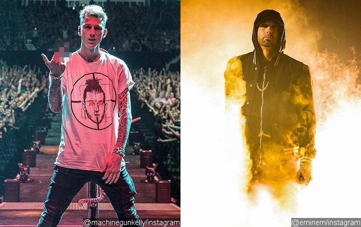 Machine Gun Kelly Heats Up Eminem Feud With Missed 'Killshot' Post