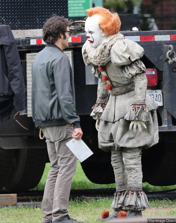 Pennywise Scares Away Bill Hader In It Chapter 2 Set Photos