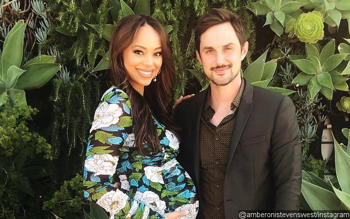 Amber Stevens West Shares First Look at Newborn Baby Girl