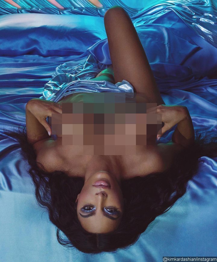 Kim Kardashian's nude picture.