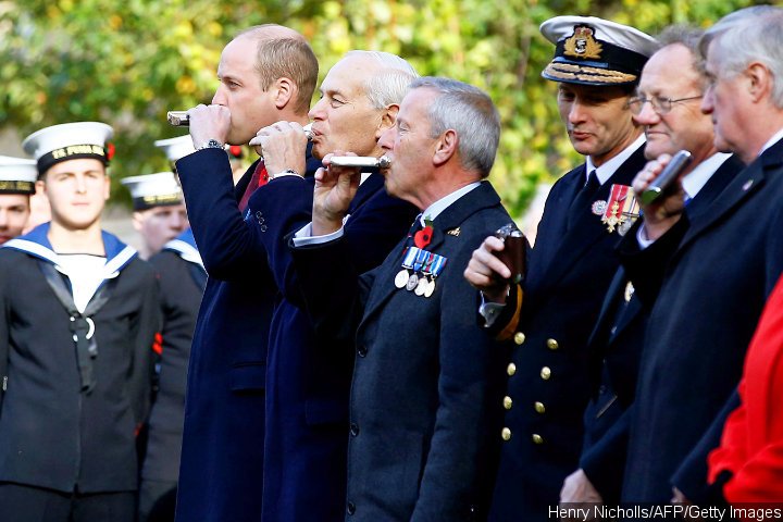 Prince William attended the Submariners' Remembrance Service