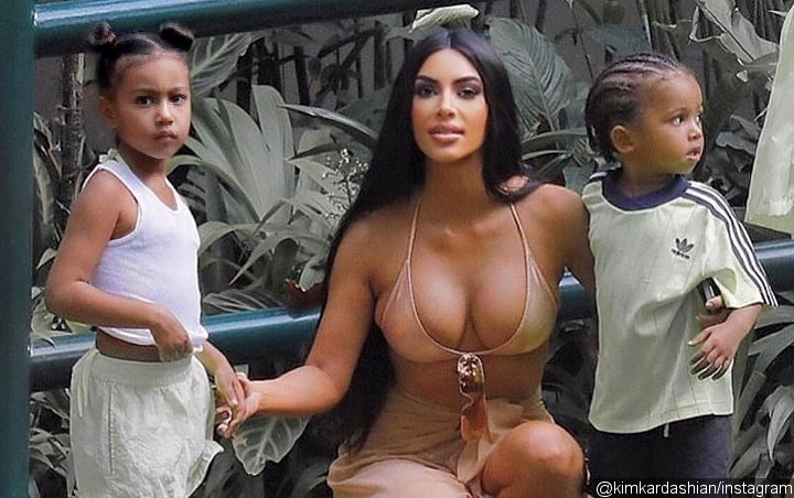 Kim Kardashian Mom-Shamed for Allegedly Photoshopping North West to Be Slimmer