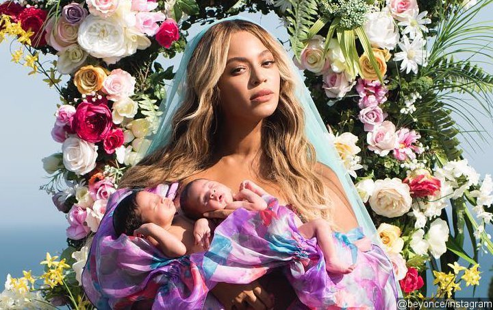 Beyonce's Twins Rumi and Sir Carter Play on the Beach in New Cute Photo