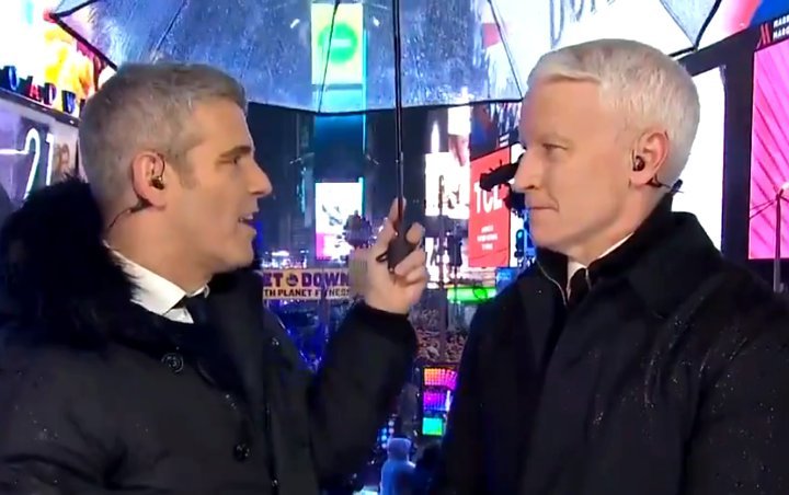Andy Cohen Announces First Baby's Gender on CNN's Live New Year's Eve Show After Umbrella Rant