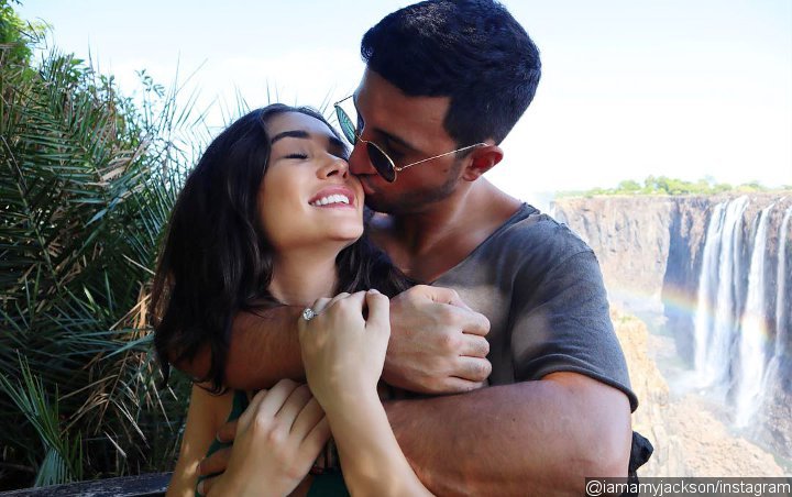 Amy Jackson Shows Off Large Diamond Ring in Engagement Announcement