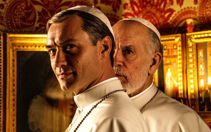 Jude Law Is Eerily Smirking in HBO's 'The New Pope' First-Look Photo