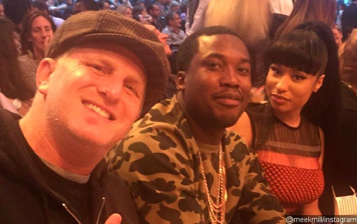 Meek Mill Disses Michael Rapaport With This Photo, but Gets Slammed for Cropping Out Nicki Minaj