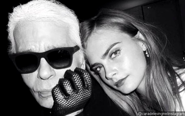 Cara Delevingne Urges Karl Lagerfeld's Critics to 'Use Love Instead of Hate'