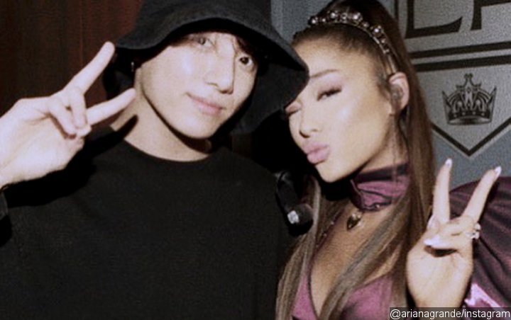 Fans Go Wild After Ariana Grande Posts Picture With BTS' Jungkook
