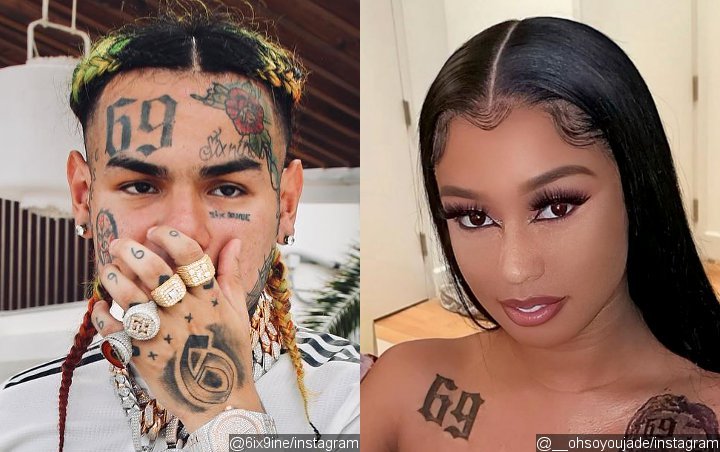 Tekashi69's Girlfriend Adds Tattoo of His Face on Her Chest, Thinks It Looks Like Chris Brown