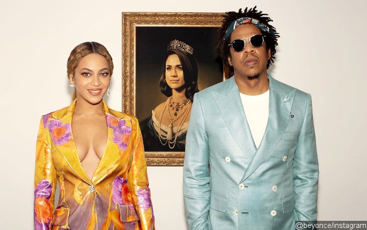 This Is How Meghan Markle Reacts to Beyonce and Jay-Z's Regal Portrait Tribute