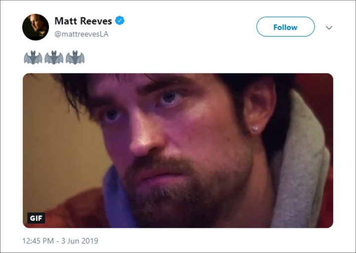Matt Reeves Confirms Robert Pattinson as Batman