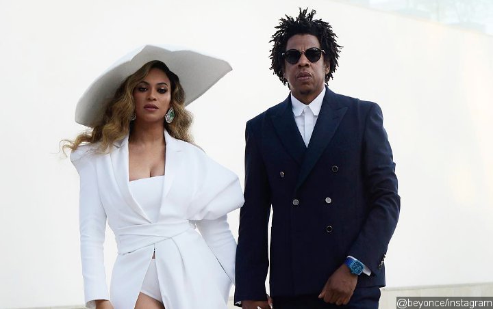 Beyonce Looks Annoyed as Jay-Z Talks to Raven Beauty at NBA Finals Game