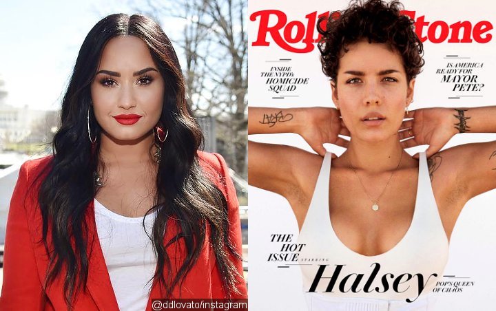 Demi Lovato Stands by Halsey Amid Criticism Over Unshaven Armpits