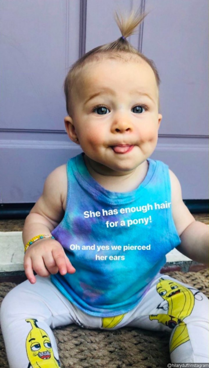 Hilary Duff Shares Photo of Daughter Banks With Her Ears Pierced