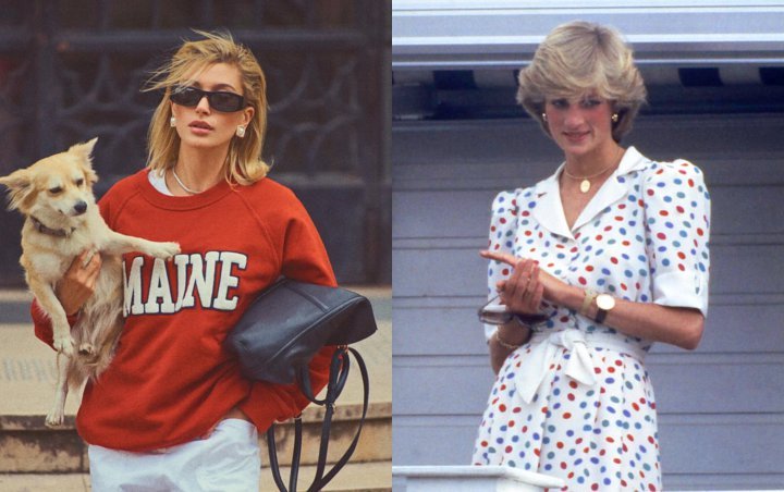 Hailey Baldwin Earns Praises for Recreating Princess Diana's Iconic Photos