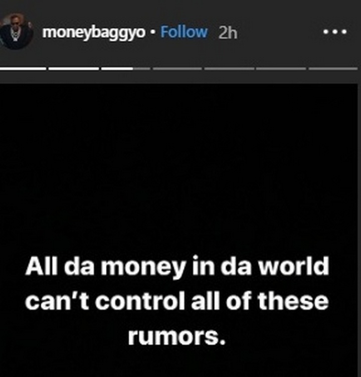 MoneyBagg Yo denies infidelity rumors