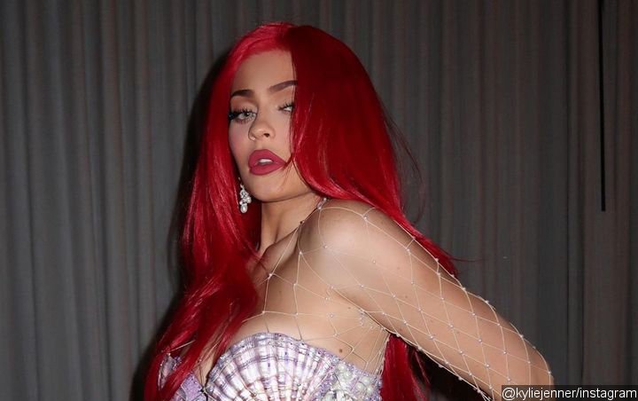 Kylie Jenner Flashes Her Panties in Super Sexy Ariel Halloween Costume
