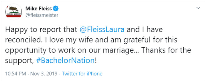Mike Fleiss Announces His Reconciliation Wife Wife Laura