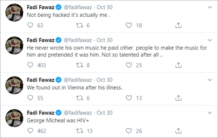 George Michael's Boyfriend Fadi Fawaz Reveals Singer Died of AIDS