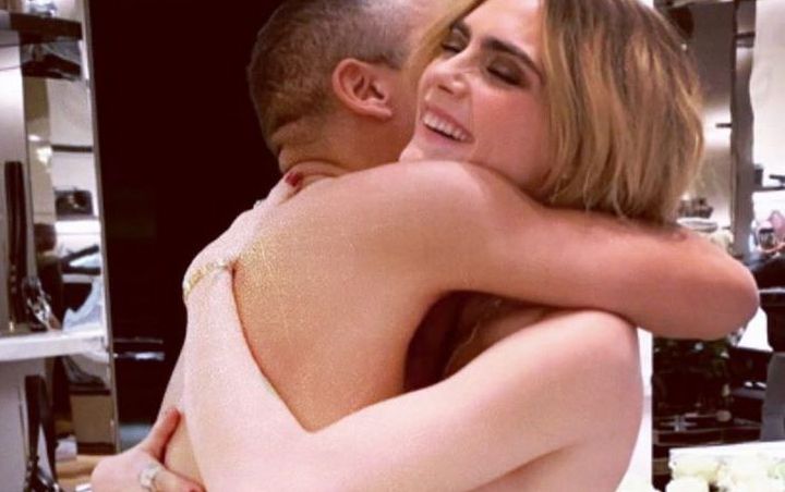 Cara Delevingne Pushes Instagram's Limits With This Risky Naked Hug