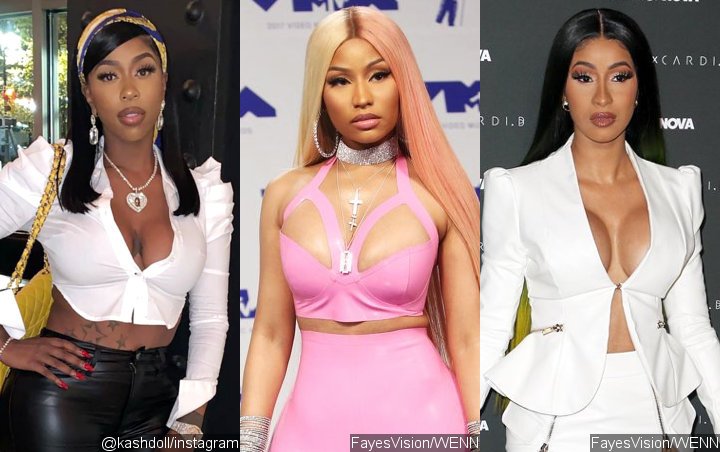 Kash Doll Reveals She Unfollows 'Delusional' Nicki Minaj After a Night Out With Cardi B