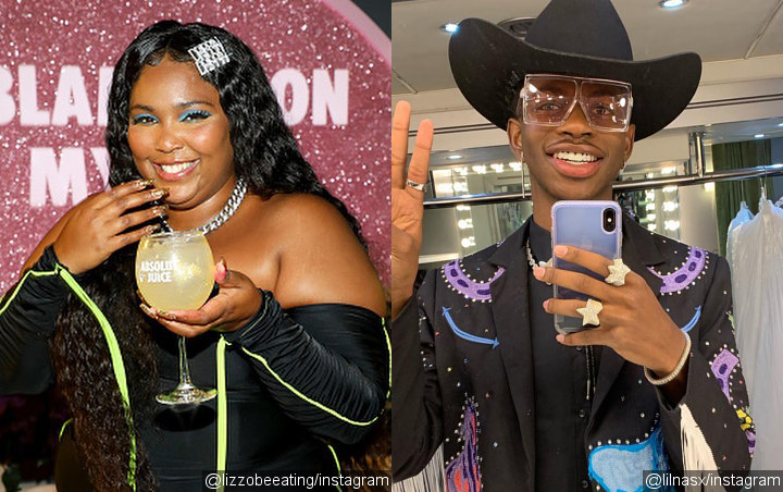 Lizzo's Vulgar Picture Leaves Lil Nas X Drooling