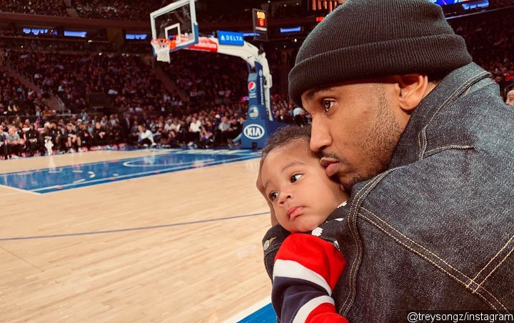 Trey Songz Is Seen at Basketball Game With Son and Mystery Woman, Fans Think She's His BM