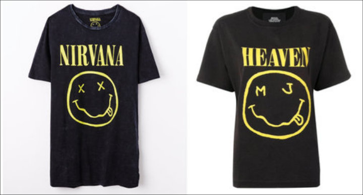 Nirvana and Marc Jacobs' Heaven T-shirt
