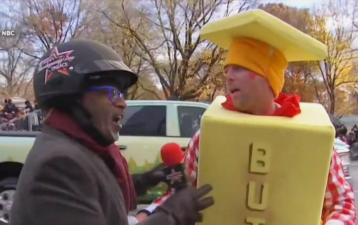 Al Roker's Ruffle With Man Dressing as Butter at Thanksgiving Day Parade Gives Everyone a Laugh
