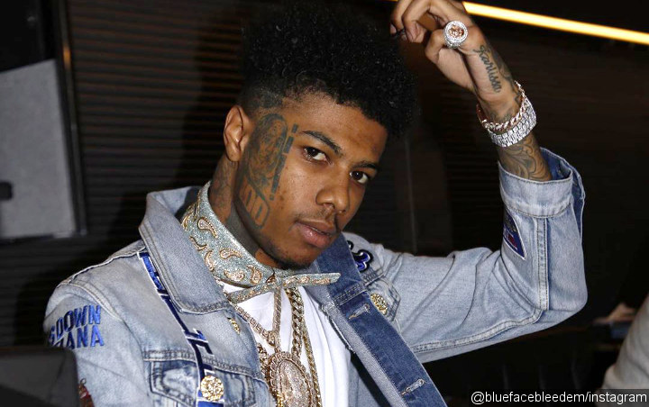 Blueface Has Epic Reaction to Female Fan Twerking on Him