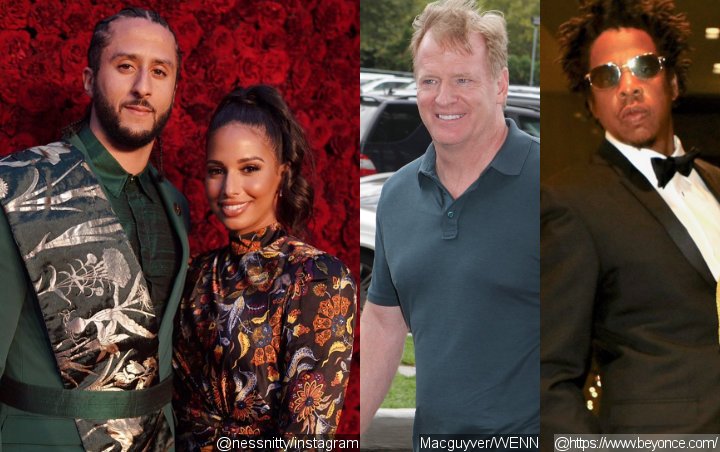Colin Kaepernick's Girlfriend Lashes Out at NFL Commissioner and Jay-Z for Bust Workout