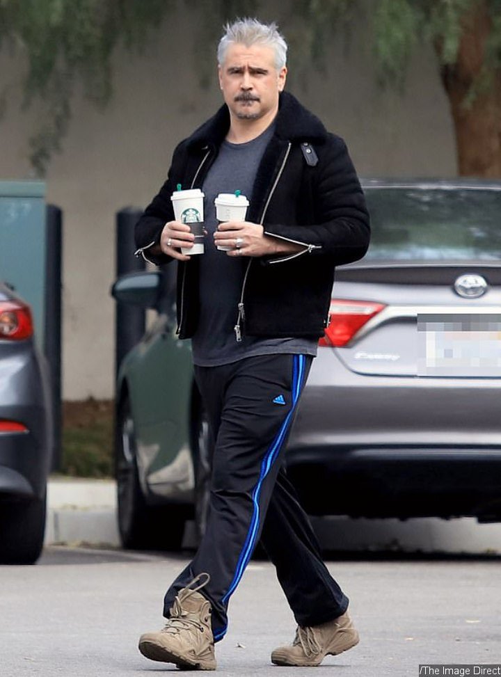 Colin Farrell's Hairstyle and Mustache Hint at Different 