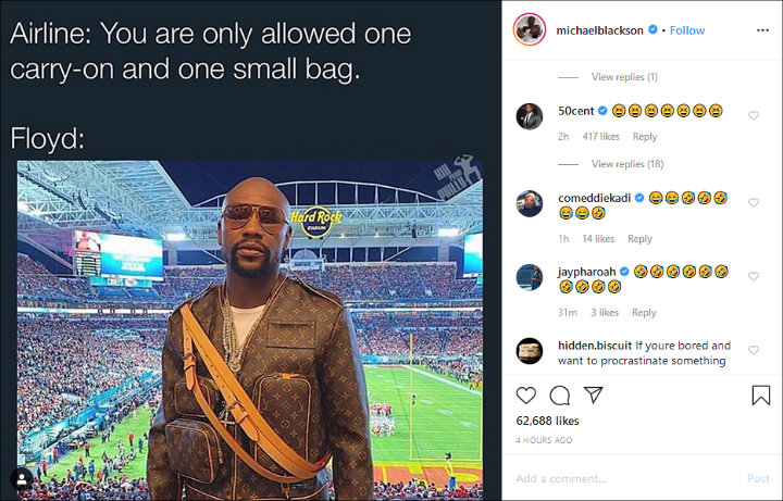 Daily Loud on X: Floyd Mayweather shows off his color changing Louis  Vuitton bags 🔥  / X