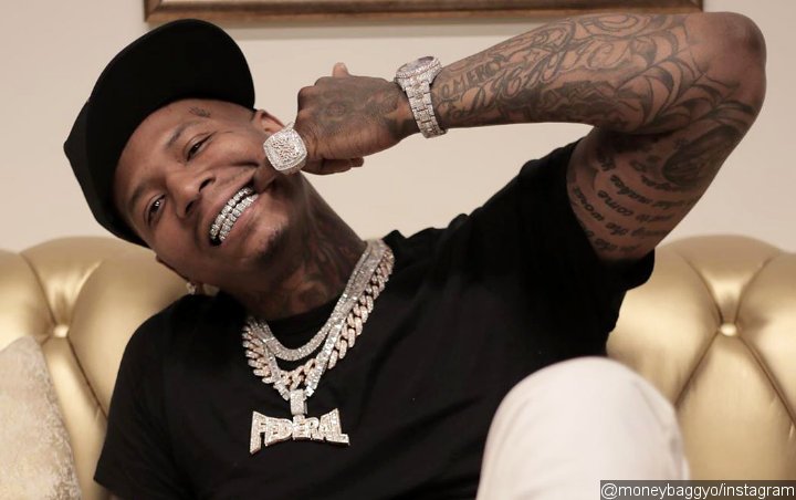 MoneyBagg Yo Drives Fans Wild by Taking Off His Diamond Grills - See His Fresh White Teeth