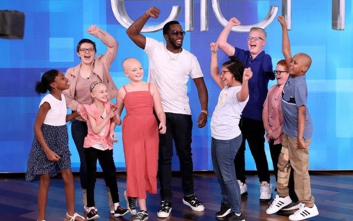 P. Diddy Surprises His Young Cancer-Stricken Fans