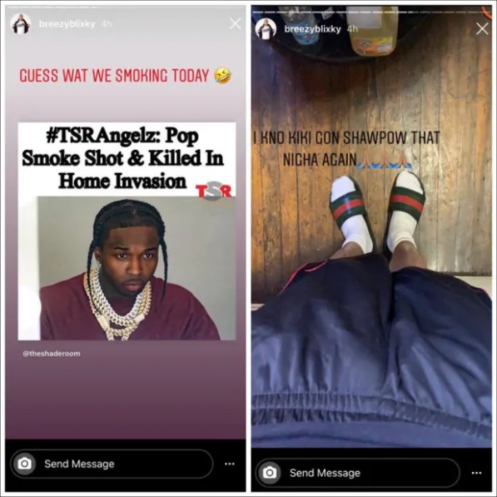 NY Gang members make fun of Pop Smoke's murder on social media