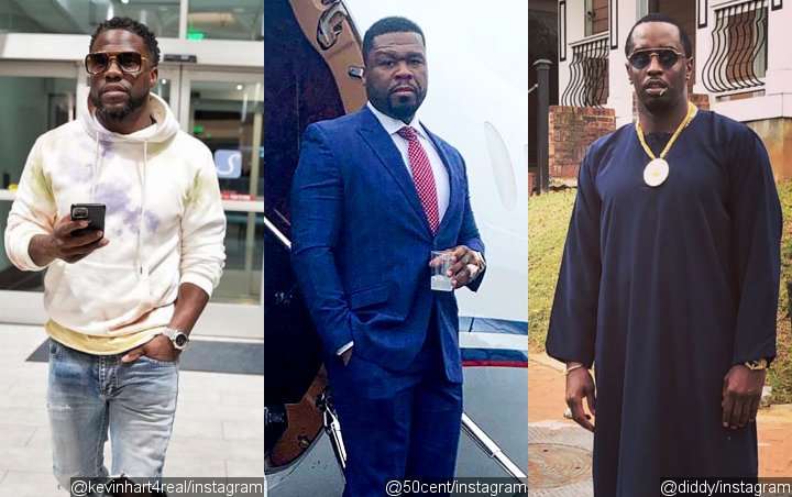 Kevin Hart Claps Back After 50 Cent Clowns Him and Diddy for Getting 'Old' While in Quarantine