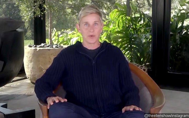 Ellen DeGeneres Returns to TV Show From Living Room to Support Staff Amid Coronavirus Crisis