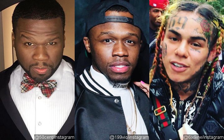 50 Cent's Son Marquise Claps Back After Father Says He'd Choose 6ix9ine Over Him