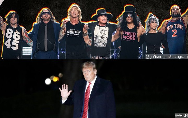 Guns N' Roses Mocks Donald Trump's Refusal to Wear Mask by Releasing COVID-19 T-Shirts
