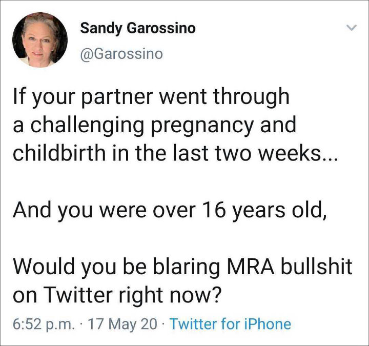 Sandy Garossino's Tweet 1