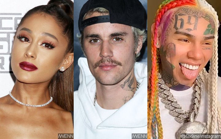 Ariana Grande and Justin Bieber's Chart Success Explained by Billboard Following Feud With 6ix9ine